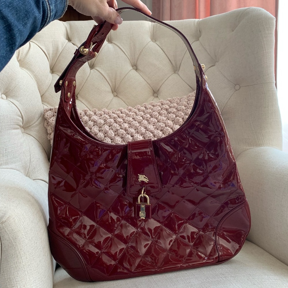 BURBERRY HOBO QUILTED BAG